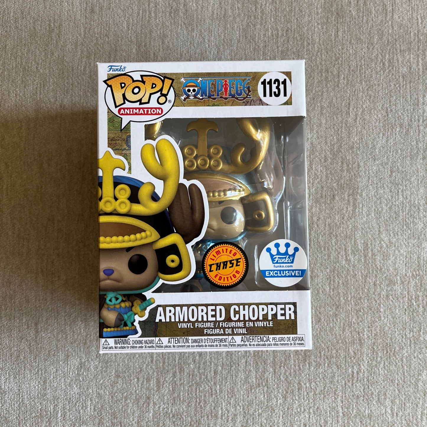ONE PIECE ARMORED CHOPPER (CHASE) POP! VINYL FIGURE #1131