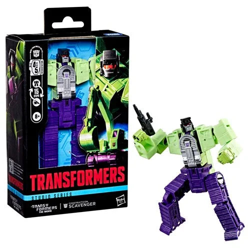 TRANSFORMERS STUDIO SERIES 86 DELUXE CLASS THE TRANSFORMERS: THE MOVIE CONSTRUCTICON SCAVENGER.