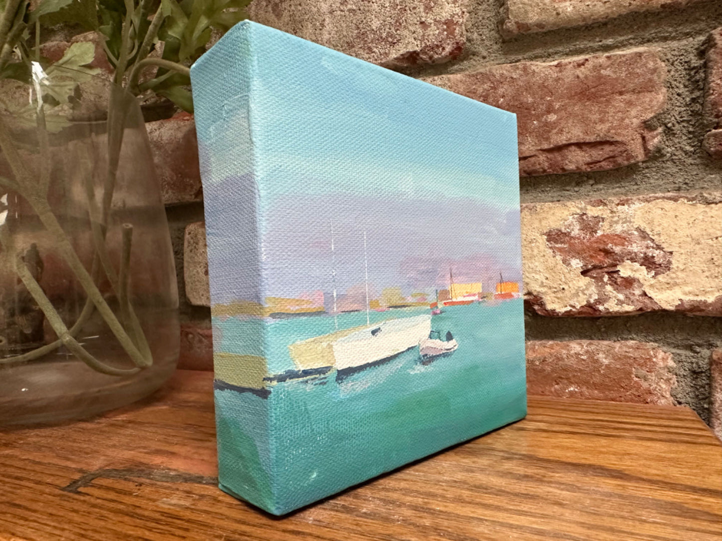 SAN FRANCISCO BAY - ACRYLIC PAINTING - ARTIST: J. ZHAO