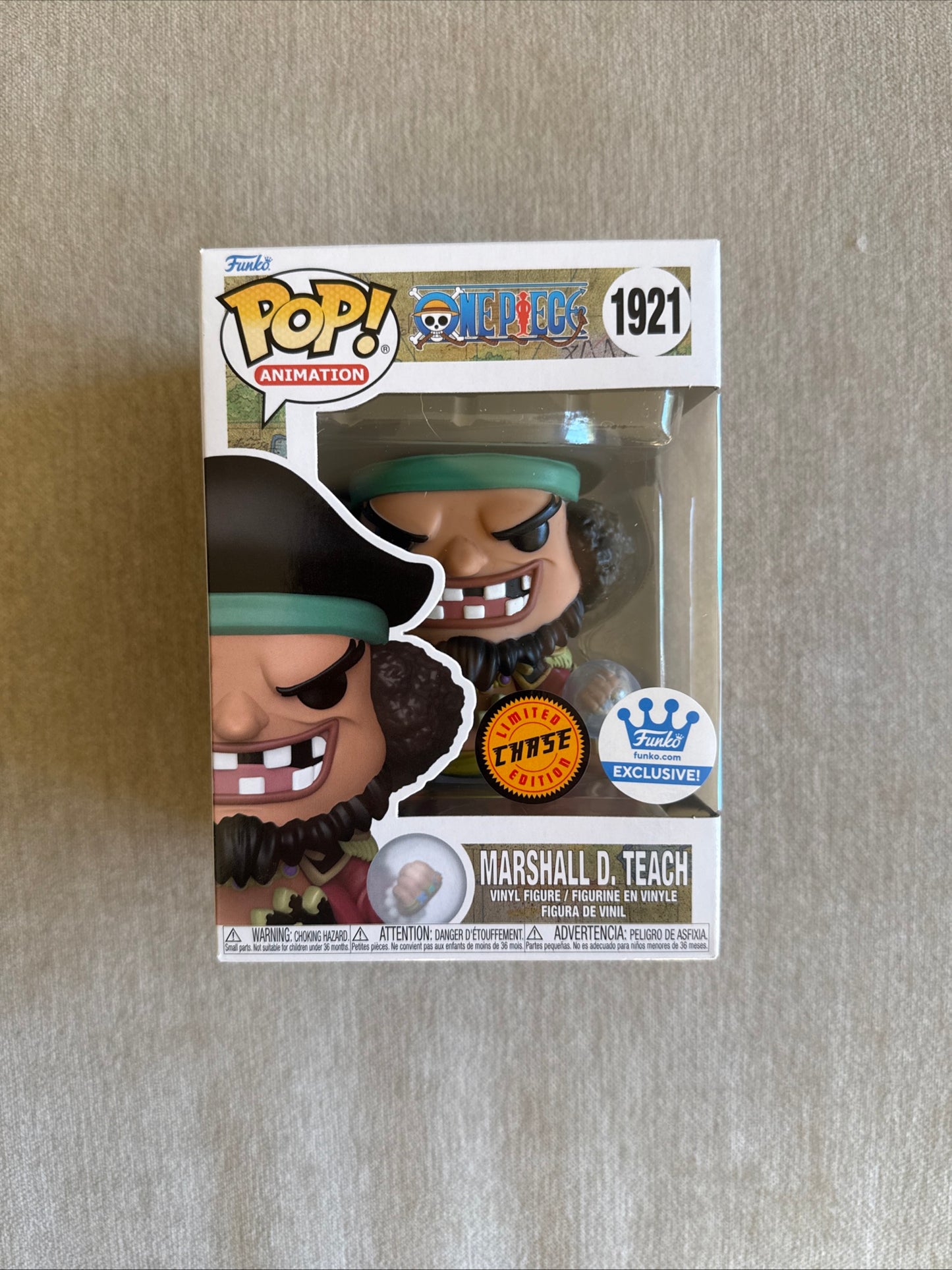 ONE PIECE: MARSHALL D. TEACH (CHASE) (EXCLUSIVE) VINYL FIGURE #1921