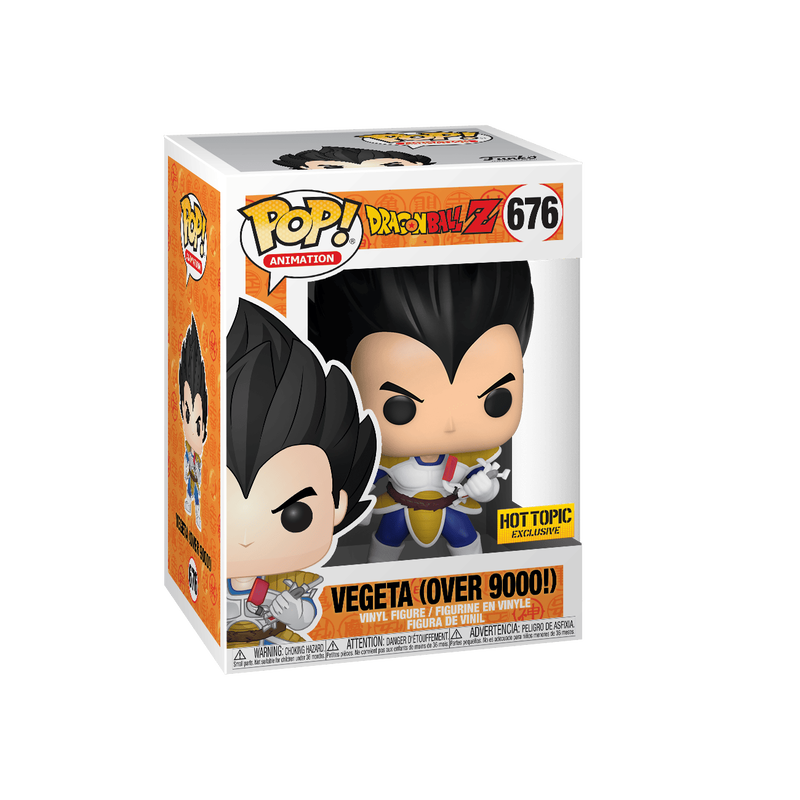 DRAGON BALL Z: VEGETA (OVER 9000!) (EXCLUSIVE) VINYL FIGURE #676