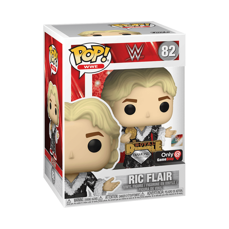 WWE: ROYAL RUMBLE '92 RIC FLAIR WITH PIN (DIAMOND COLLECTION) (EXCLUSIVE) VINYL FIGURE #82