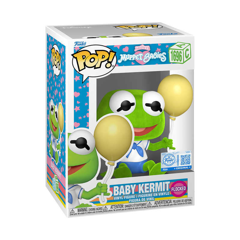 DISNEY: BABY KERMIT (FLOCKED) (EXCLUSIVE) VINYL FIGURE #1696