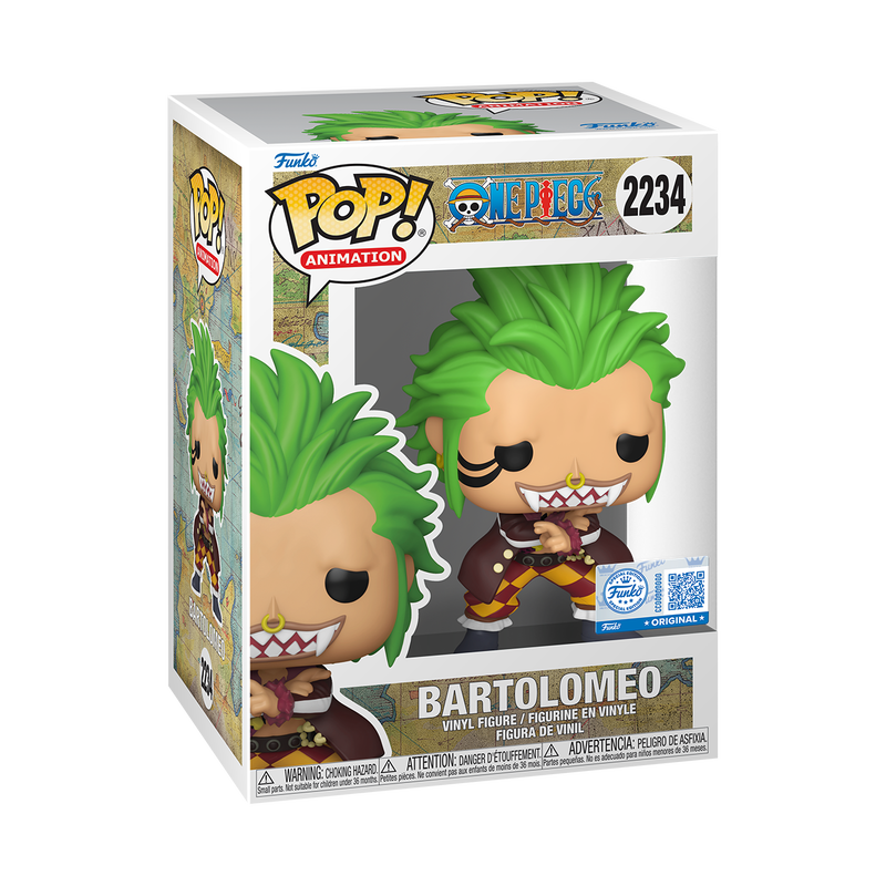 ONE PIECE: BARTOLOMEO (EXCLUSIVE) VINYL FIGURE #2234
