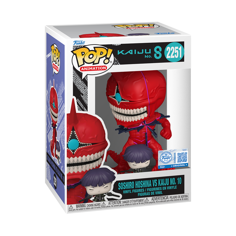 KAIJU NO. 8: BUDDY SOSHIRO HOSHINA VS KAIJU NO. 10 (EXCLUSIVE) VINYL FIGURE #2251