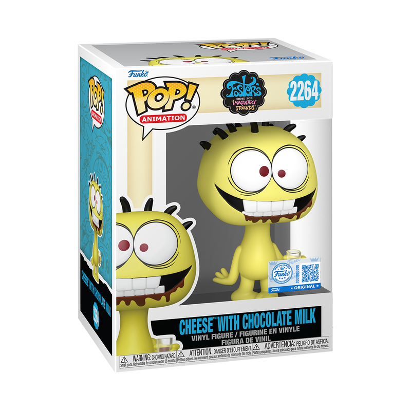 CARTOON NETWORK: CHEESE WITH CHOCOLATE MILK (EXCLUSIVE) VINYL FIGURE #2264