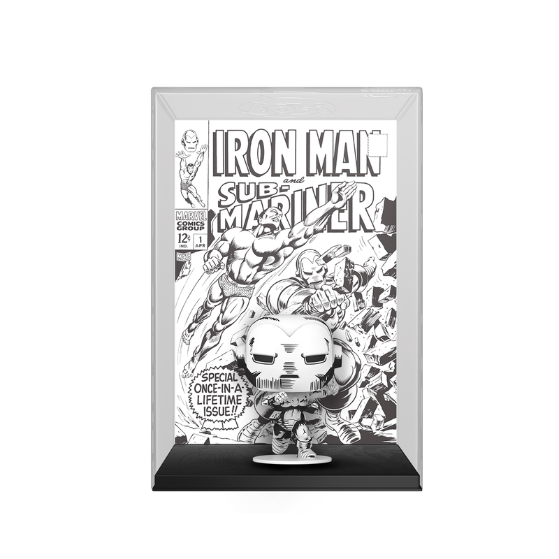 MARVEL: IRON MAN #1 BLACK AND WHITE (750 PCS LIMITED) VINYL COMIC COVERS #76