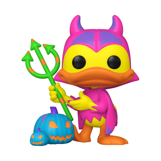 MICKEY AND FRIENDS: DEVIL DONALD WITH PUMPKIN (CHASE) (EXCLUSIVE) VINYL FIGURE #1446