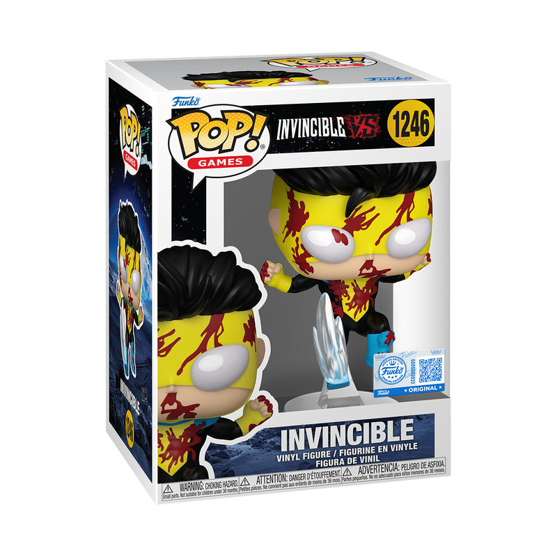 INVINCIBLE: INVINCIBLE (FLYING KICK) (EXCLUSIVE) VINYL FIGURE #1246