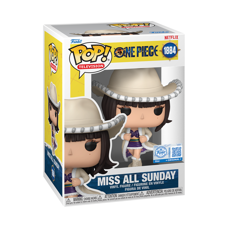 ONE PIECE: MISS ALL SUNDAY (EXCLUSIVE) VINYL FIGURE #1884