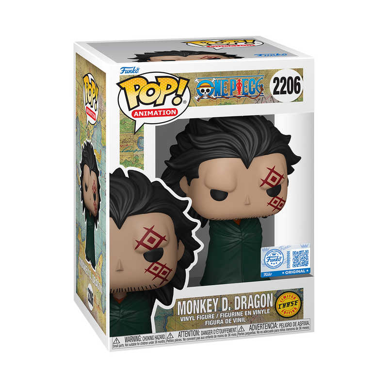 ONE PIECE: MONKEY D. DRAGON (CHASE) (EXCLUSIVE) VINYL FIGURE #2206