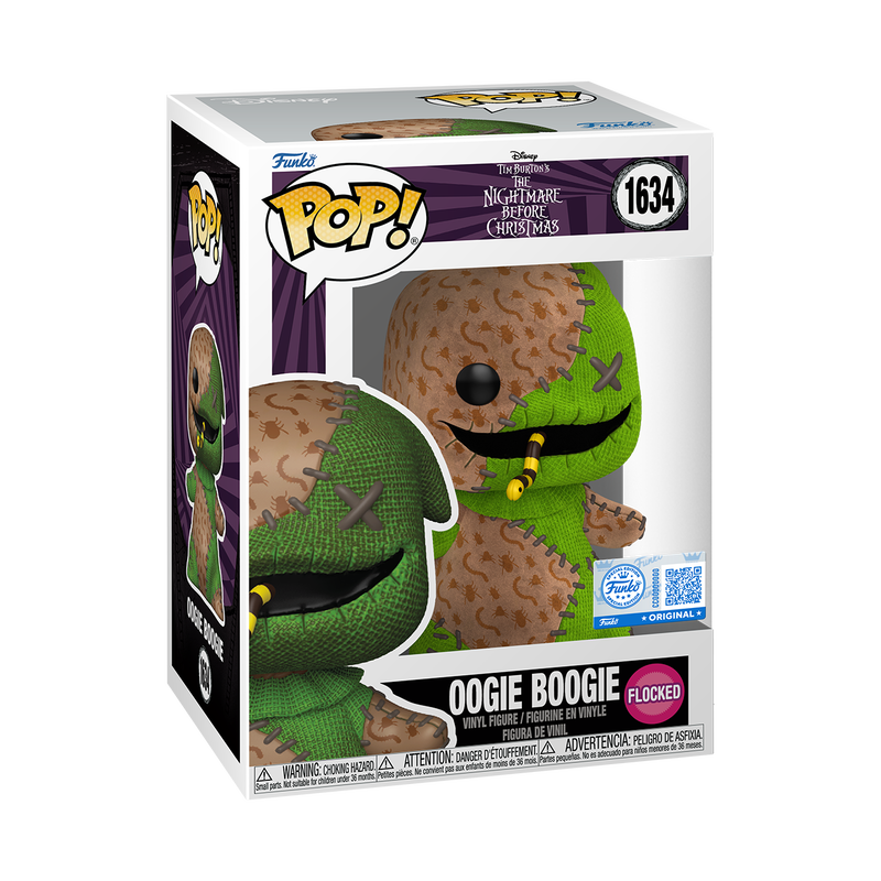 DISNEY: OOGIE BOOGIE (PATCHWORK) (FLOCKED) (EXCLUSIVE) VINYL FIGURE #1634