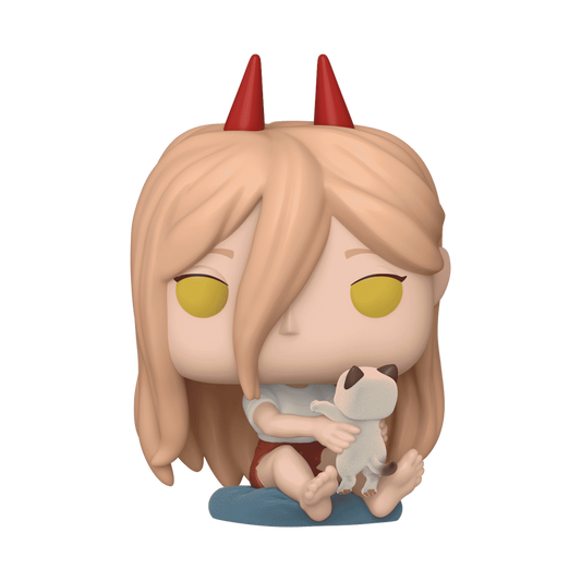 CHAINSAW MAN: POWER WITH MEOWY (FLOCKED) (CHASE) (EXCLUSIVE) VINYL FIGURE #1766