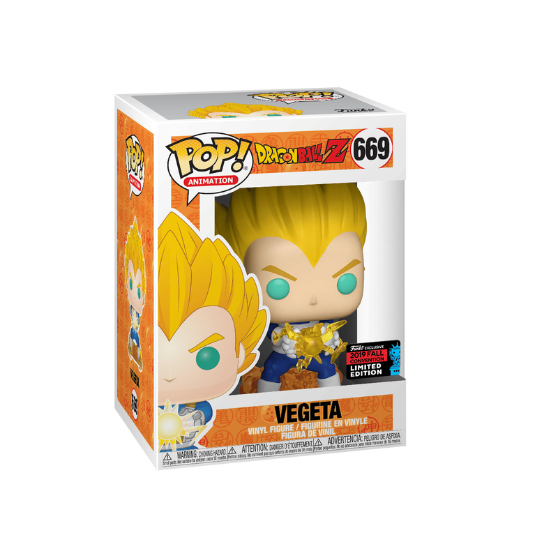 DRAGON BALL Z: VEGETA (FINAL FLASH) (2019 FALL CONVENTION LIMITED) VINYL FIGURE #669