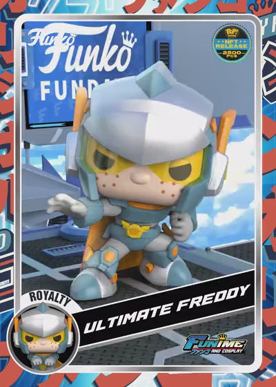 FUNIME AND COSPLAY: ULTIMATE FREDDY (2,500 PCS LIMITED) (METALLIC) VINYL FIGURE #299