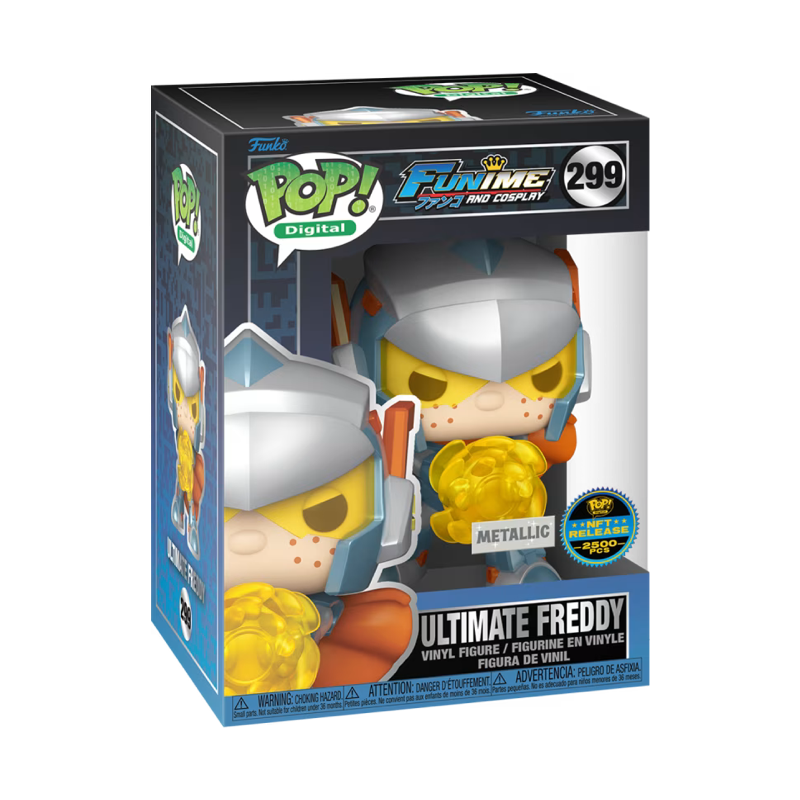 FUNIME AND COSPLAY: ULTIMATE FREDDY (2,500 PCS LIMITED) (METALLIC) VINYL FIGURE #299