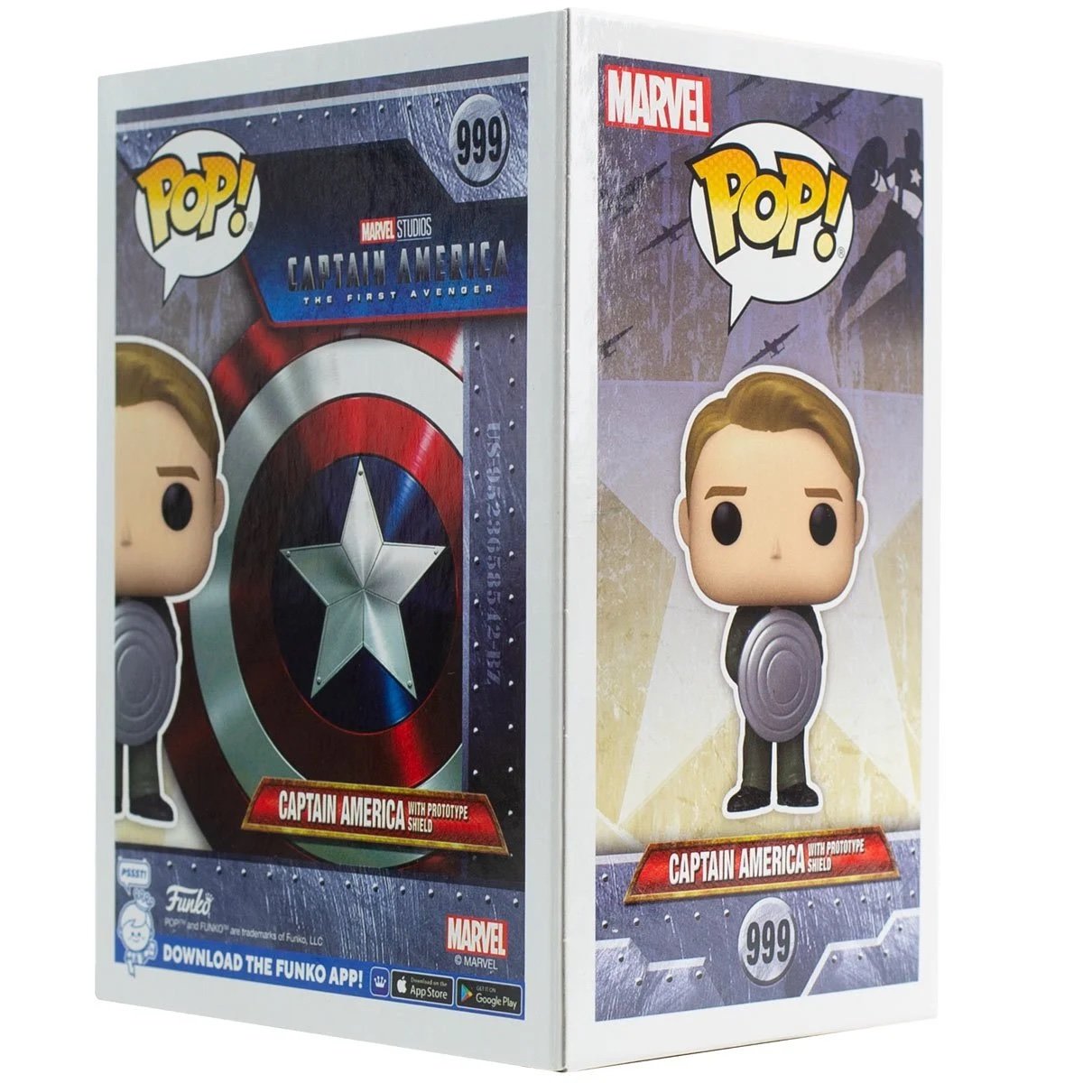 CAPTAIN AMERICA WITH PROTOTYPE SHIELD (EXCLUSIVE) POP! MOVIE VINYL FIGURE - #999
