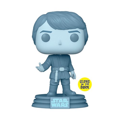 STAR WARS: RETURN OF THE JEDI 40TH HOLOGRAM LUKE (GLOW-IN-THE-DARK) (EXCLUSIVE) POP! VINYL FIGURE - #615