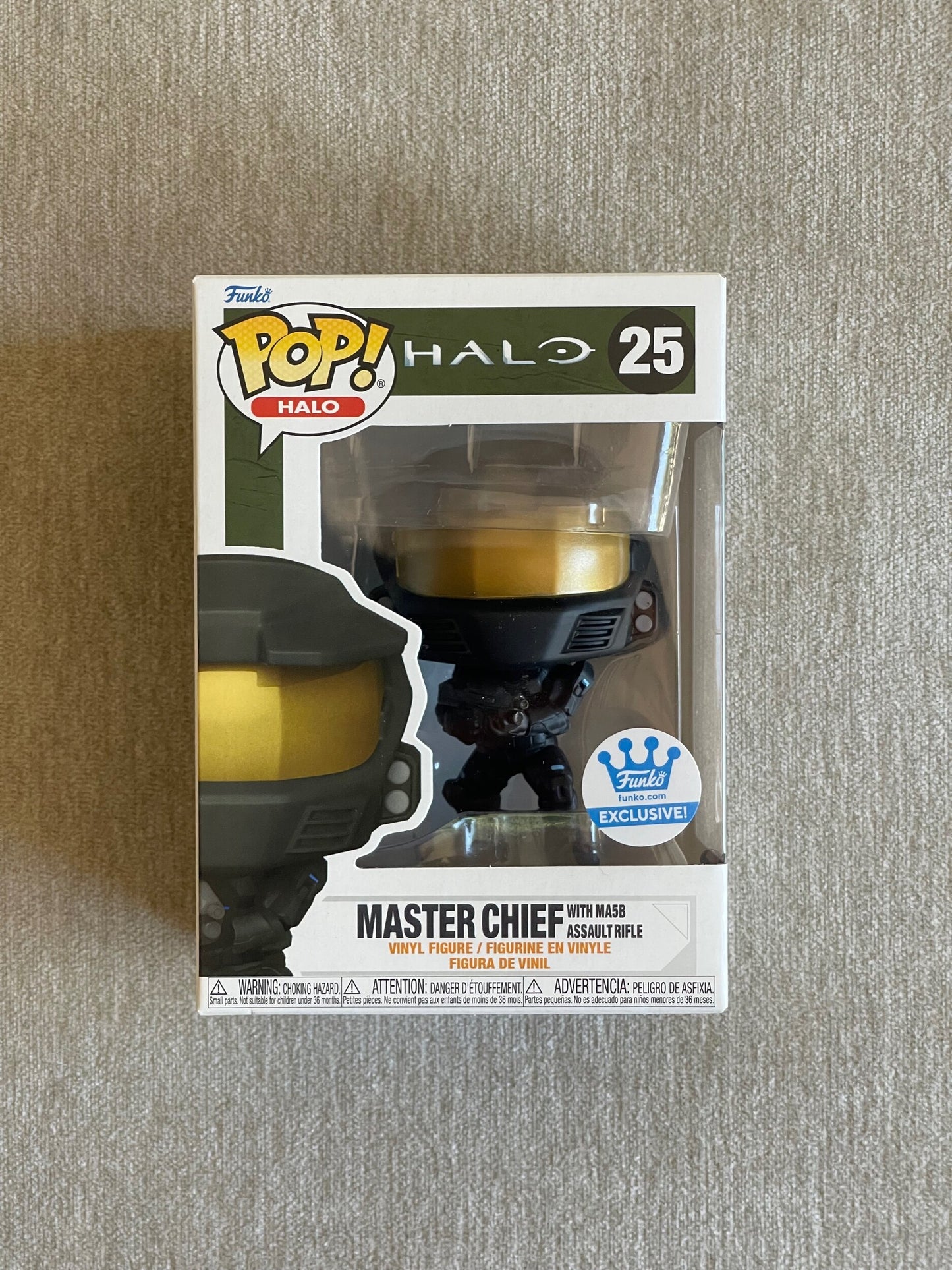 HALO - MASTER CHIEF WITH MA5B (EXCLUSIVE) POP! HALO VINYL FIGURE - #25
