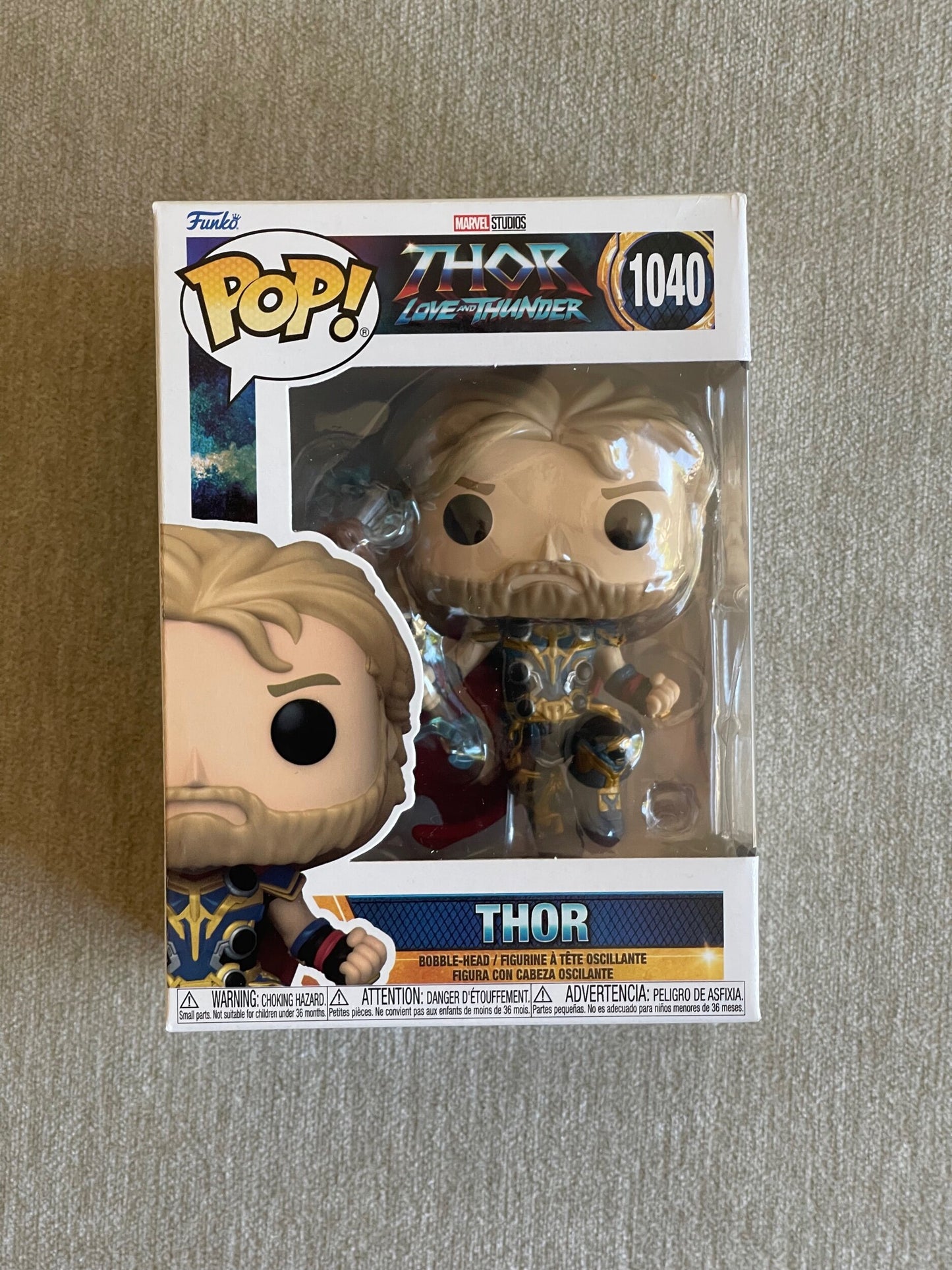 MARVEL THOR: LOVE AND THUNDER - THOR POP! VINYL BOBBLEHEAD - #1040