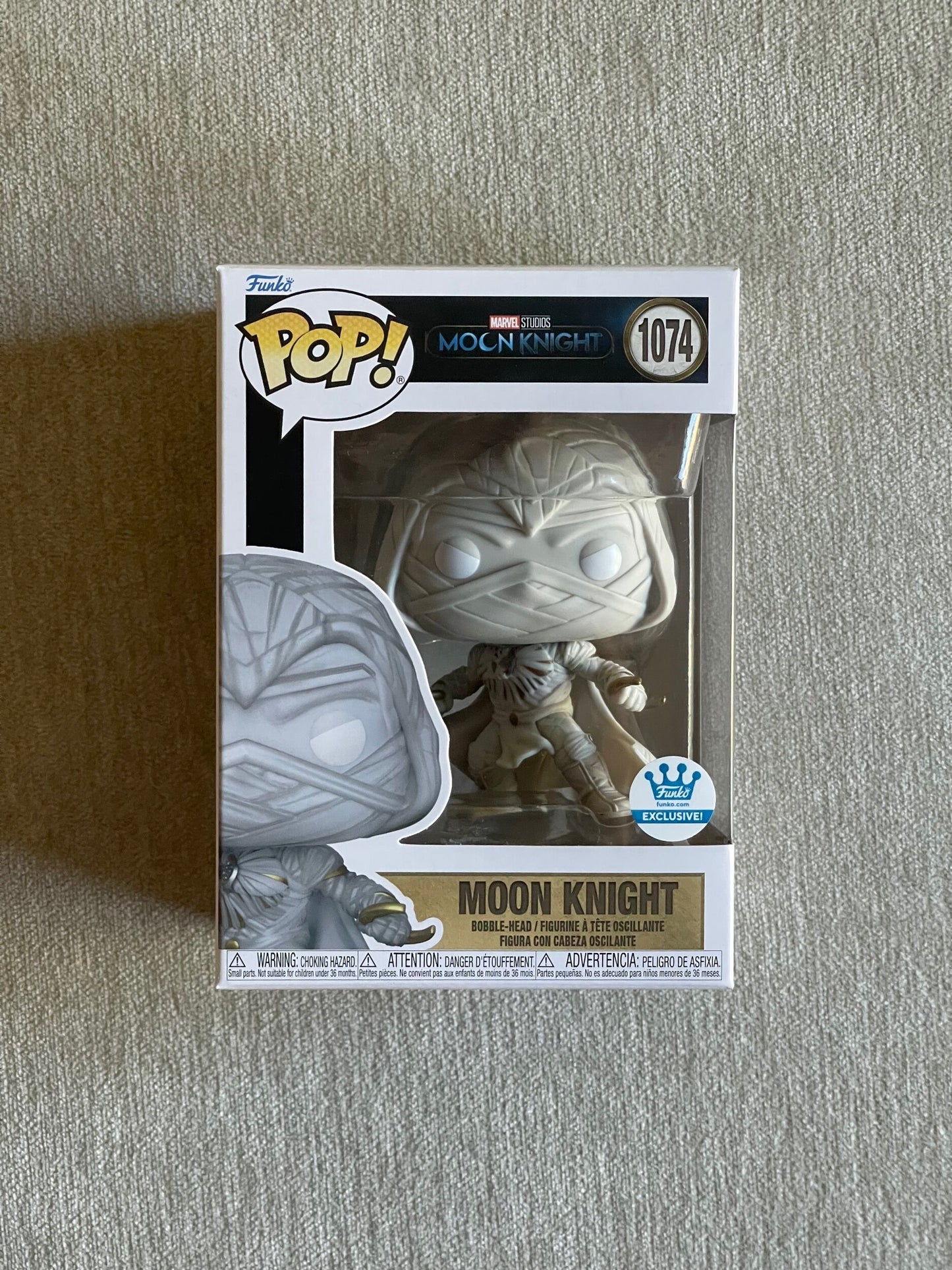 MOON KNIGHT - MOON KNIGHT WITH WEAPON (EXCLUSIVE) POP! VINYL FIGURE - #1074