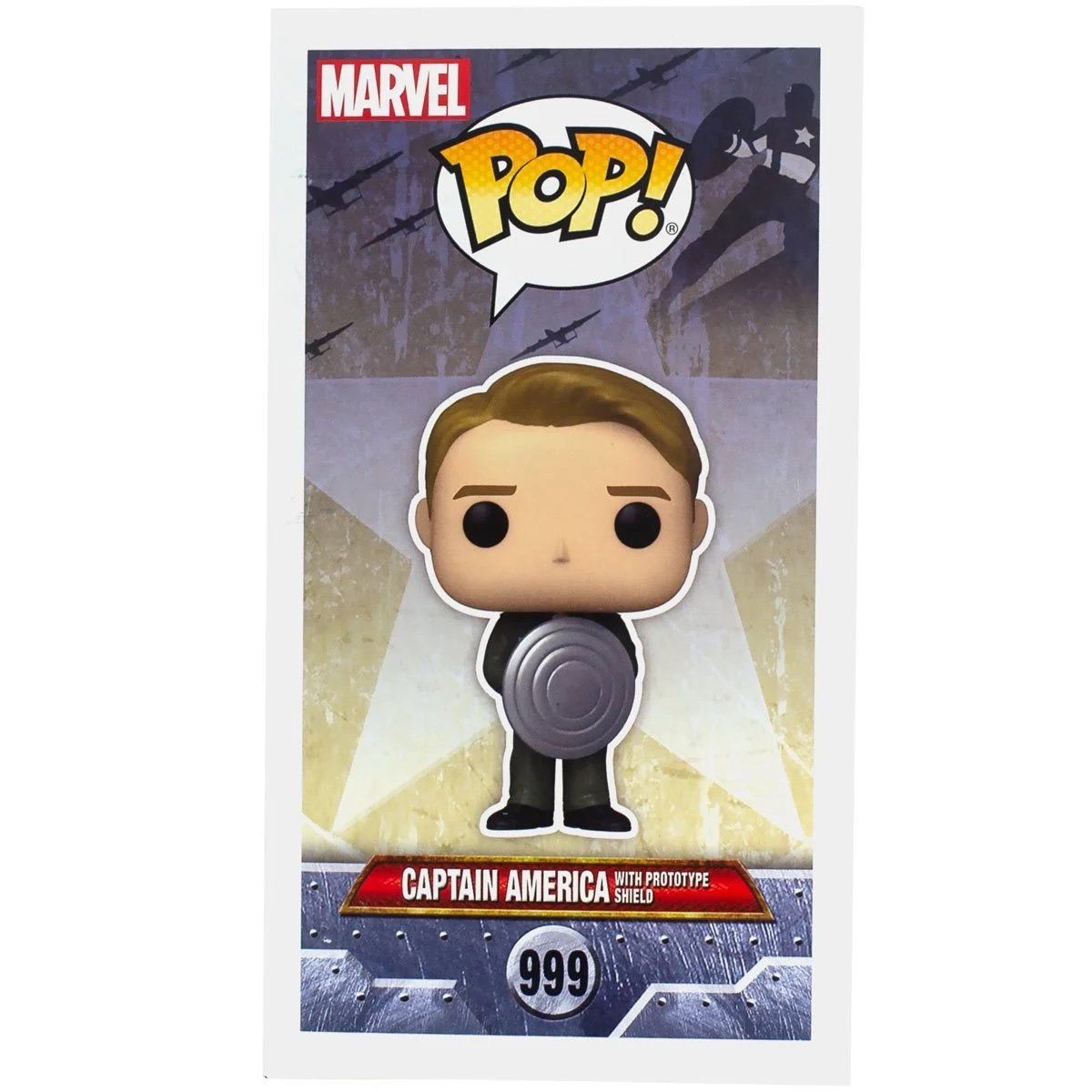 CAPTAIN AMERICA WITH PROTOTYPE SHIELD (EXCLUSIVE) POP! MOVIE VINYL FIGURE - #999