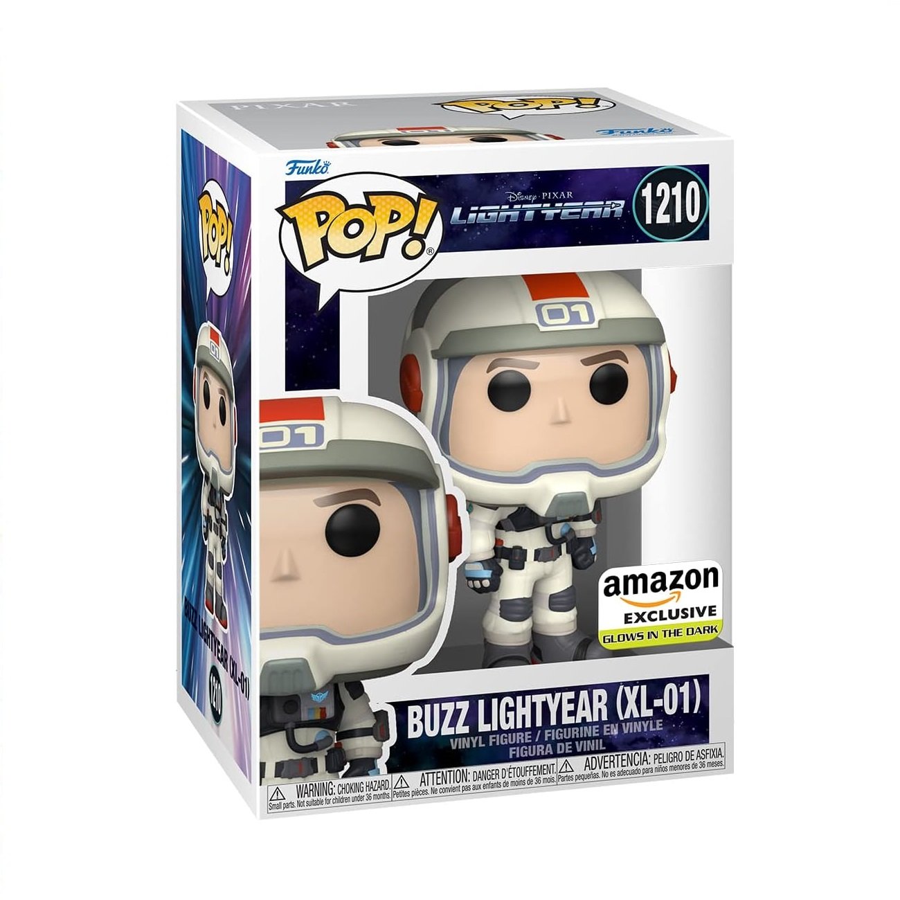 DISNEY PIXAR: LIGHTYEAR - BUZZ (GLOW-IN-THE-DARK) (EXCLUSIVE) POP! VINYL FIGURE - #1210