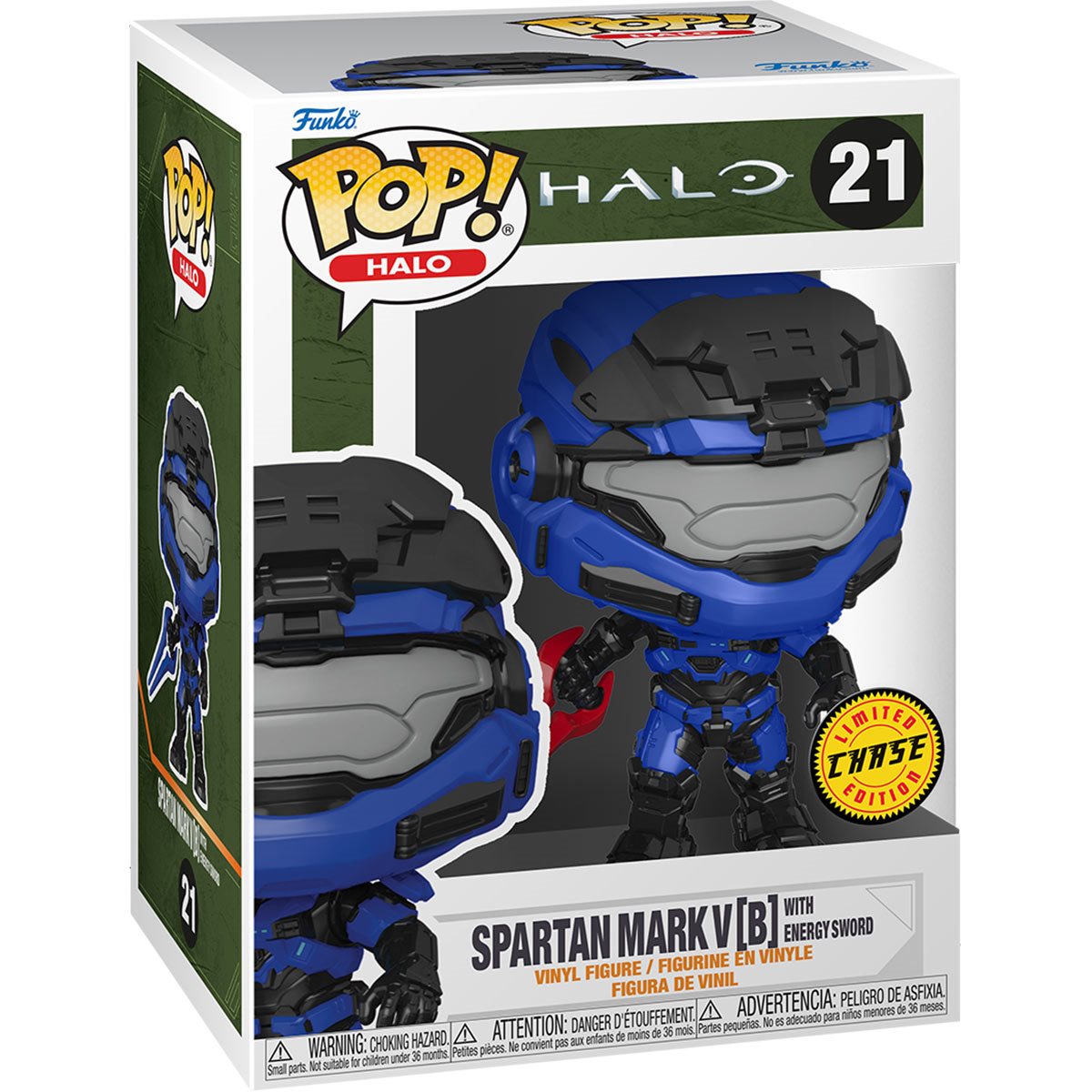 HALO INFINITE MARK V WITH RED ENERGY SWORD (CHASE) POP! VINYL FIGURE - #21