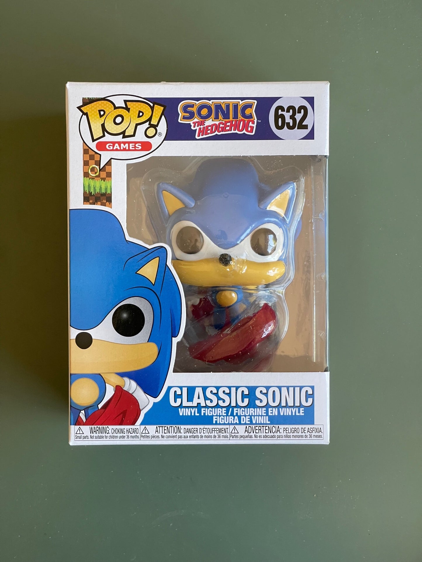 SONIC 30TH ANNIVERSARY - RUNNING SONIC THE HEDGEHOG POP! GAMES VINYL FIGURE - #632