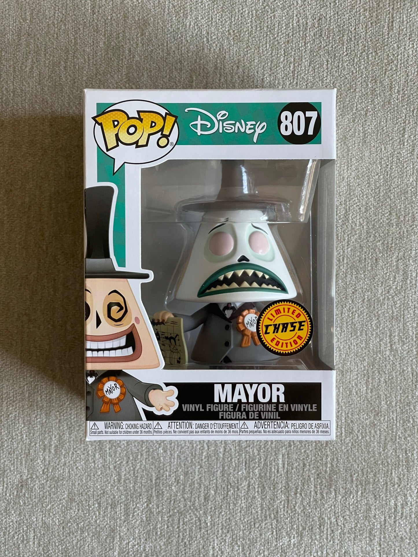 DISNEY: THE NIGHTMARE BEFORE CHRISTMAS - MAYOR (CHASE) POP! VINYL FIGURE - #807
