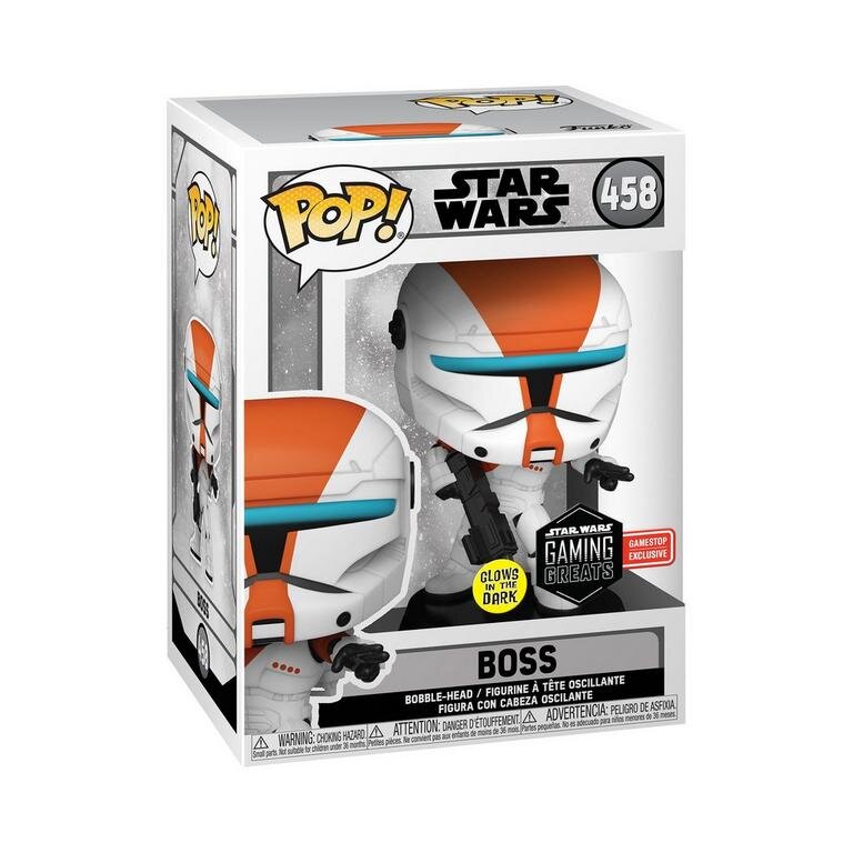 STAR WARS: REPUBLIC COMMANDO - BOSS (GLOW-IN-THE-DARK) (EXCLUSIVE) POP! VINYL FIGURE - #458