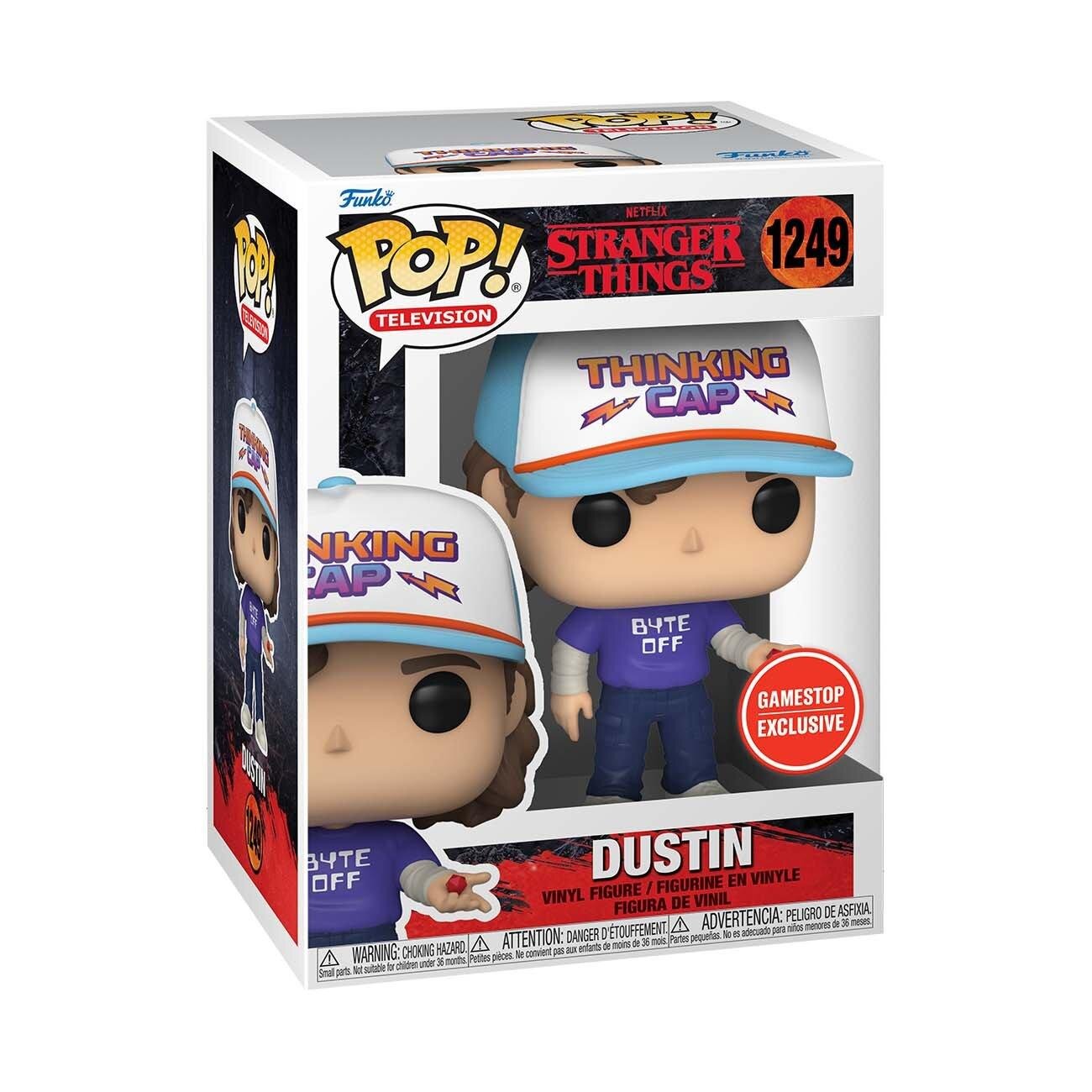 STRANGER THINGS - DUSTIN (EXCLUSIVE) POP! TELEVISION VINYL FIGURE - #1249