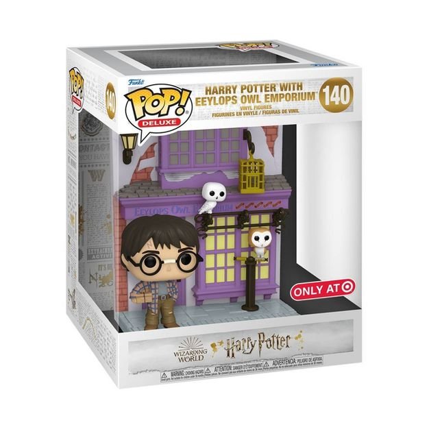HARRY POTTER DIAGON ALLEY - EEYLOPS OWL EMPORIUM WITH HARRY (EXCLUSIVE) POP! DELUXE VINYL FIGURE - #140