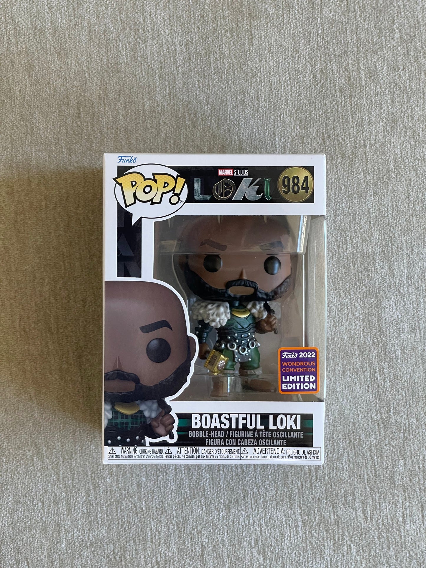 LOKI - BOASTFUL LOKI (LIMITED EDITION) POP! VINYL FIGURE - #984