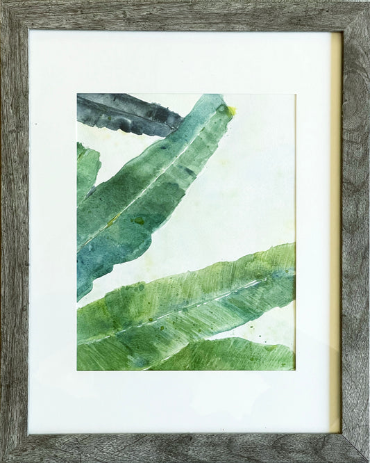 THE GREEN MAUI - WATERCOLOR PAINTING - ARTIST: J. ZHAO