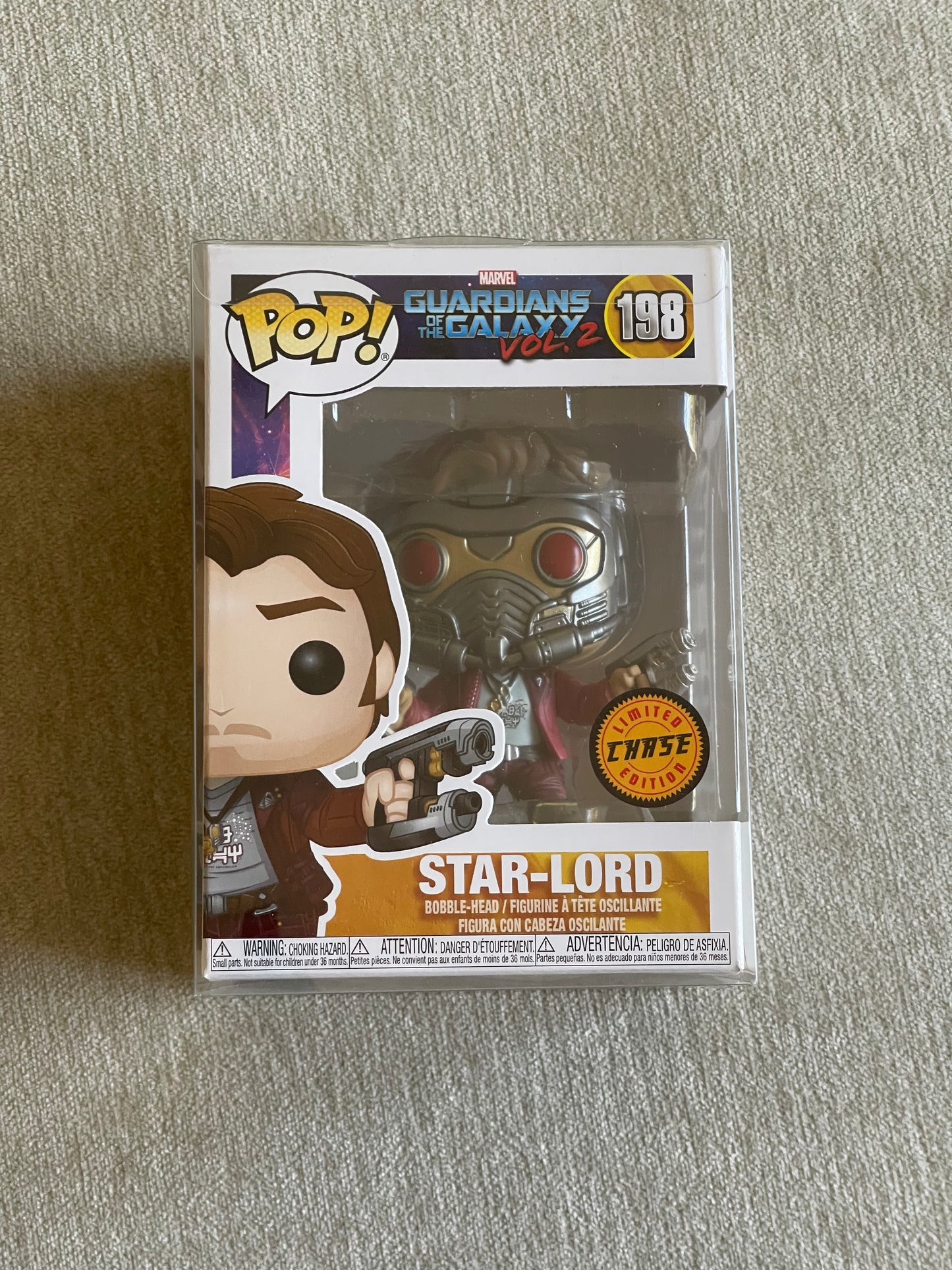 GUARDIANS OF THE GALAXY VOL. 2 STAR-LORD (CHASE) POP! VINYL FIGURE #198