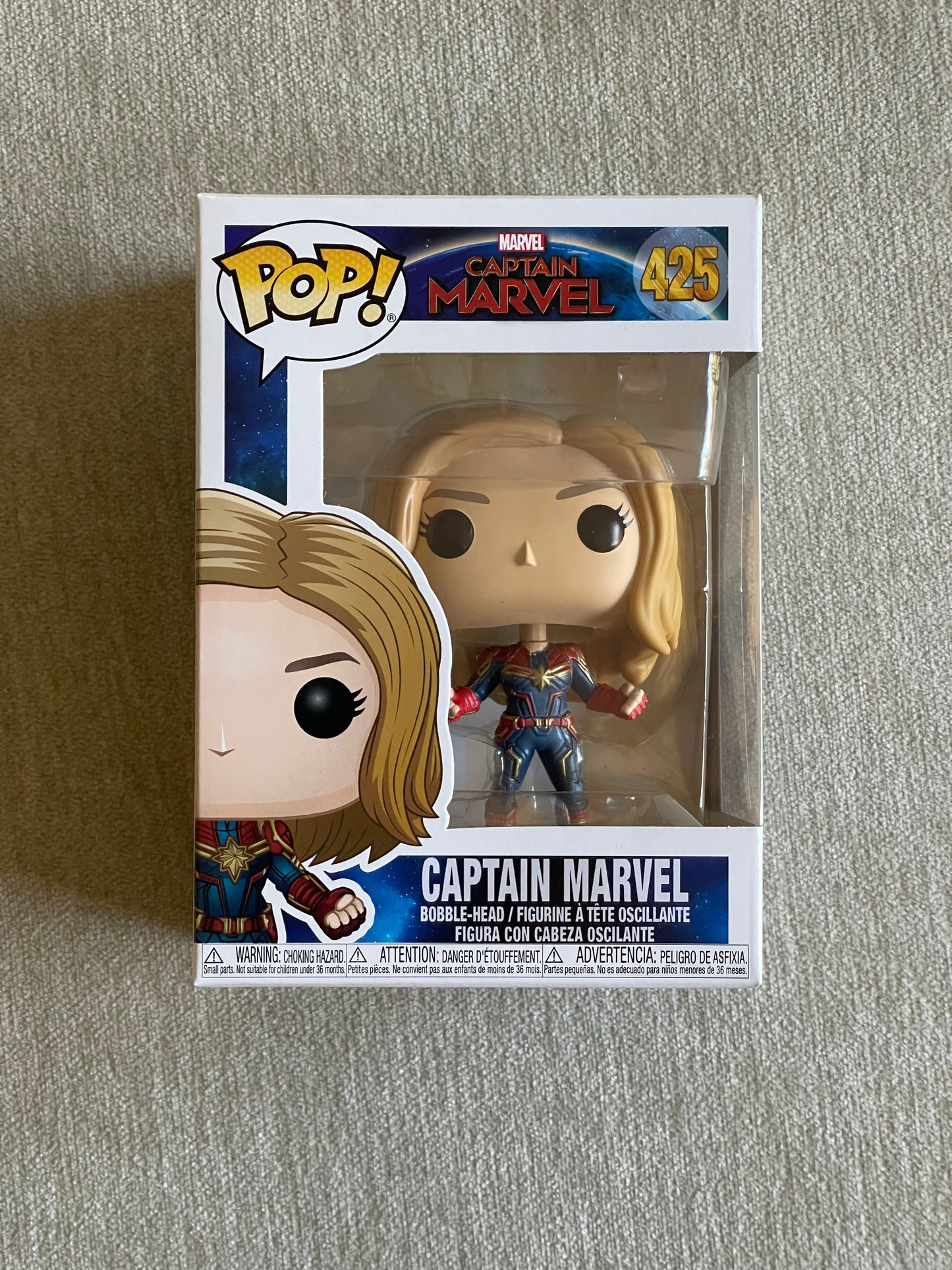 CAPTAIN MARVEL POP! VINYL FIGURE #425