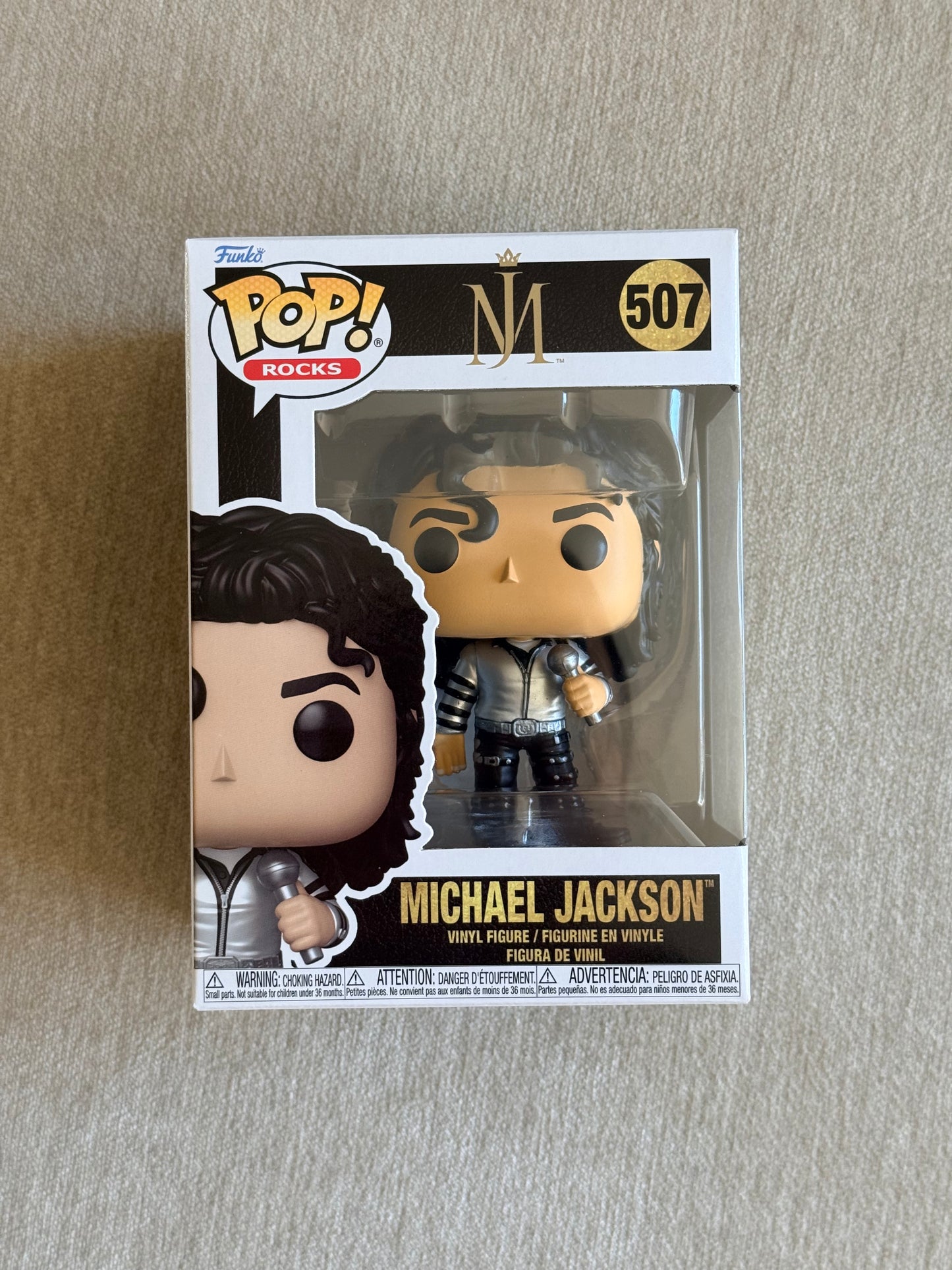 MICHAEL JACKSON: MICHAEL JACKSON (BAD TOUR) VINYL FIGURE #507