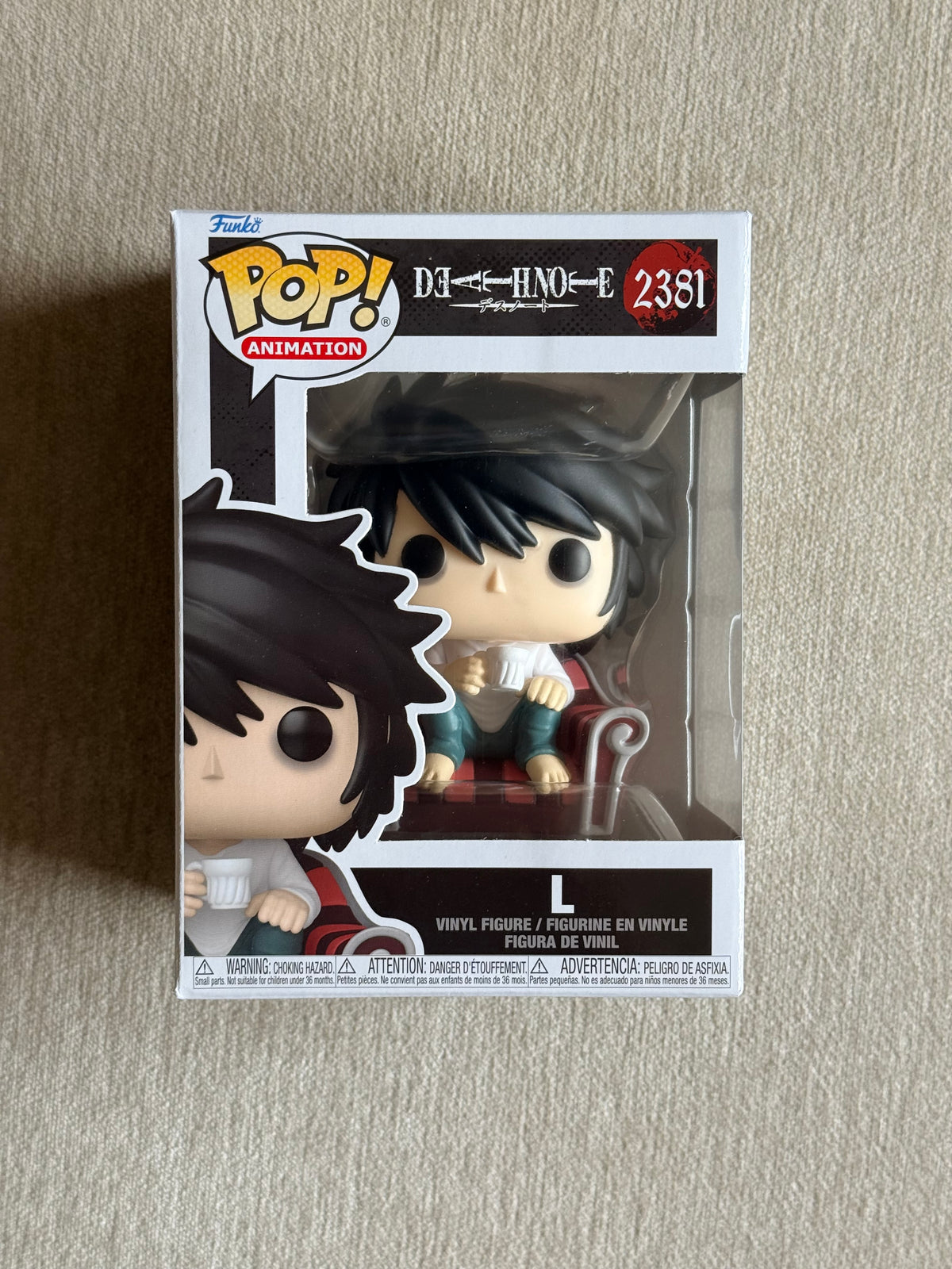 DEATH NOTE: L VINYL FIGURE #2381