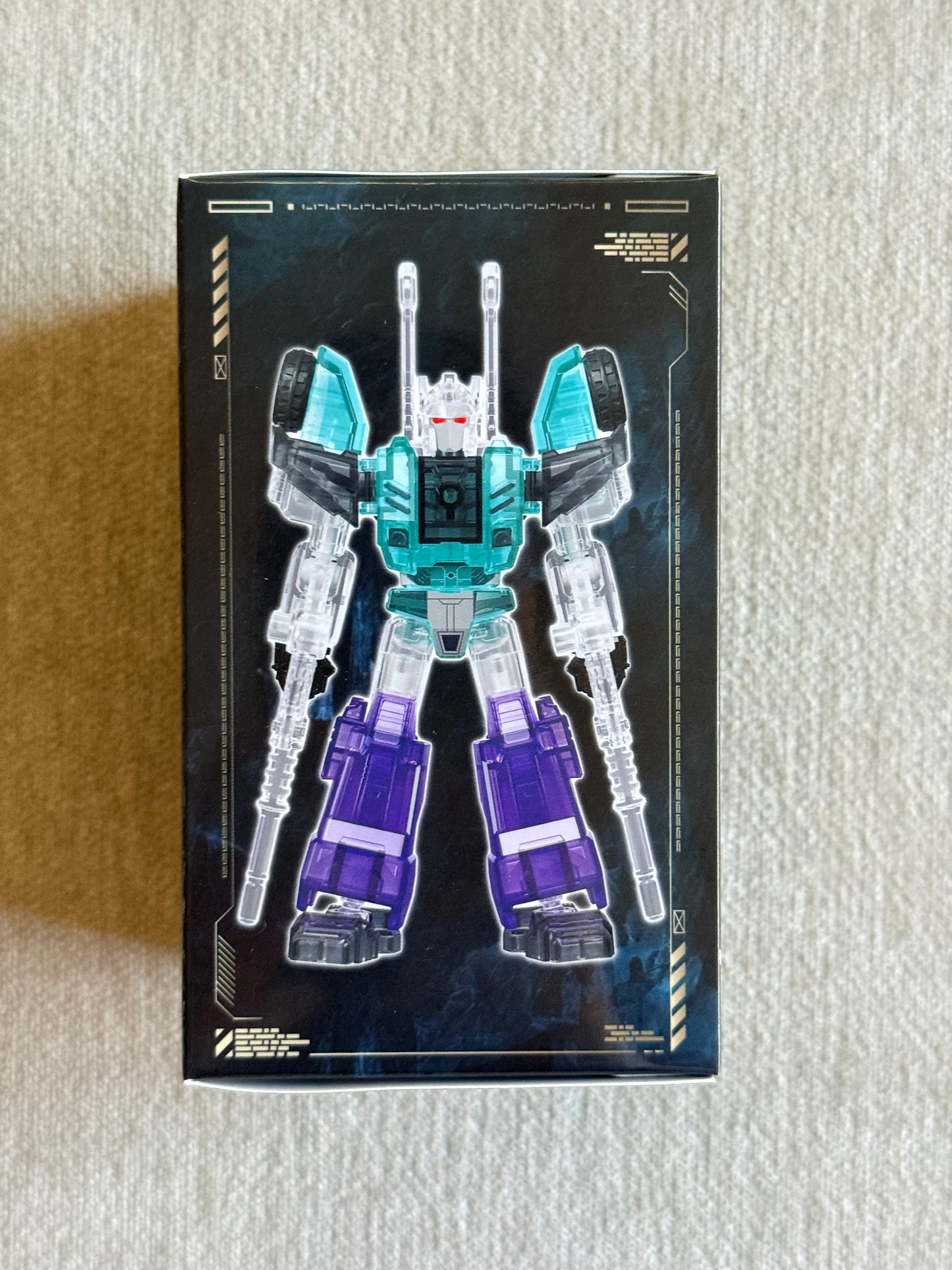TRANSFORMERS GALAXY VERSION 10 TRANSFORMERS: THE MOVIE 3 SIXSHOT (TRANSPARENT) MODEL KIT