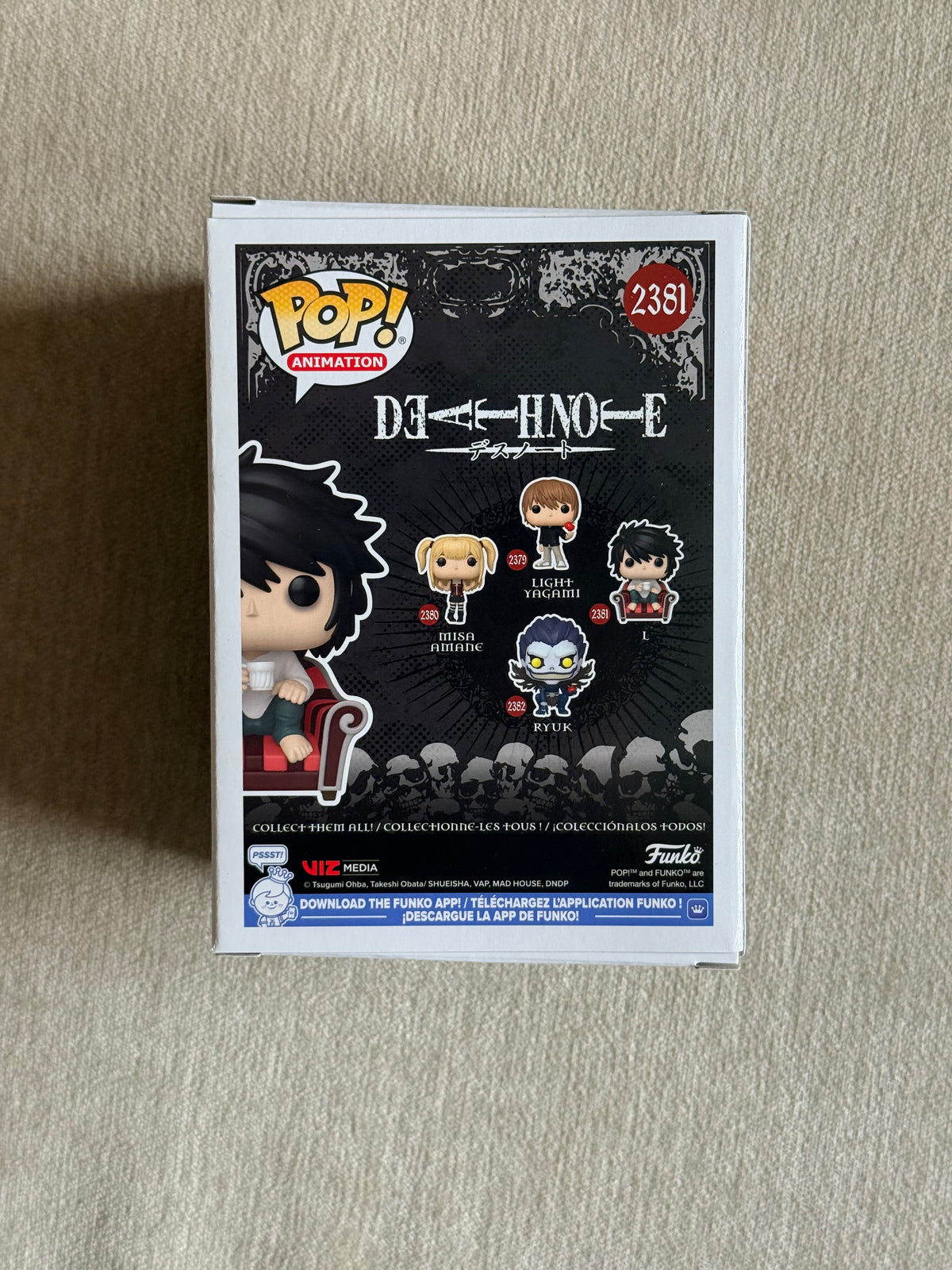 DEATH NOTE: L VINYL FIGURE #2381