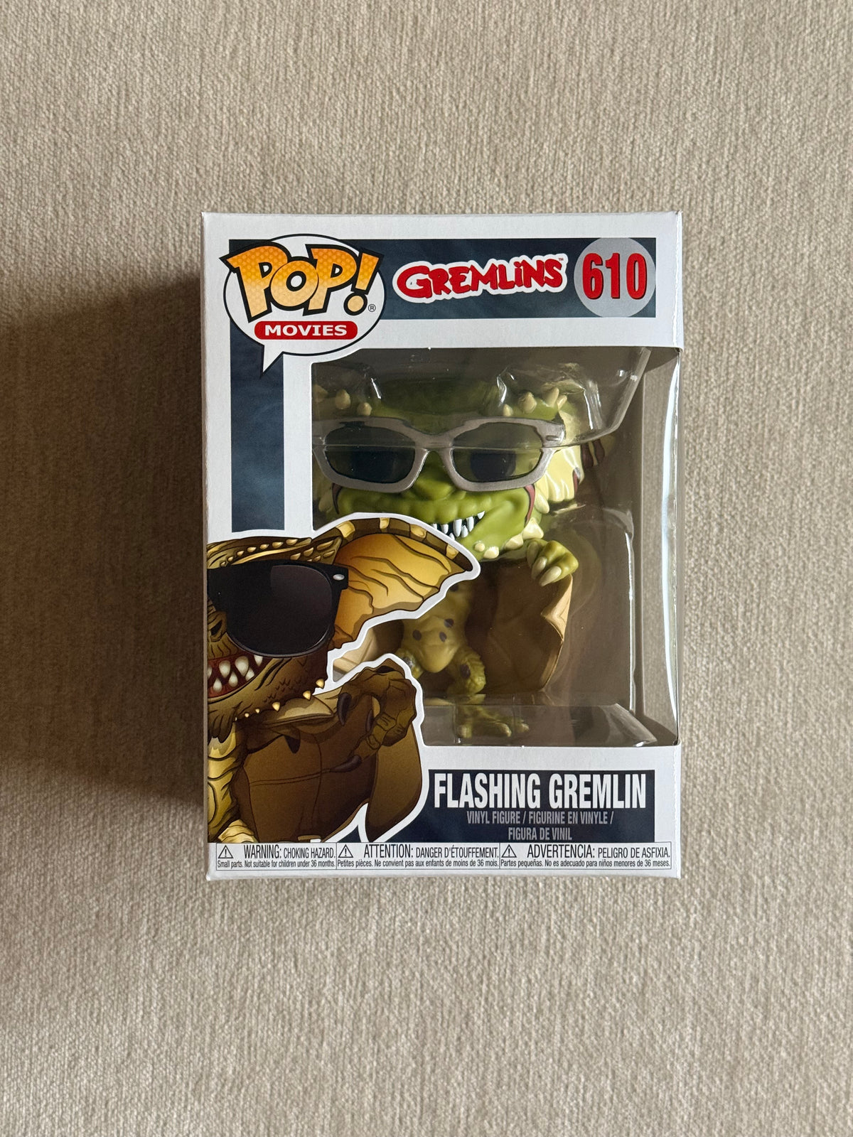 GREMLINS: FLASHING GREMLIN VINYL FIGURE #610