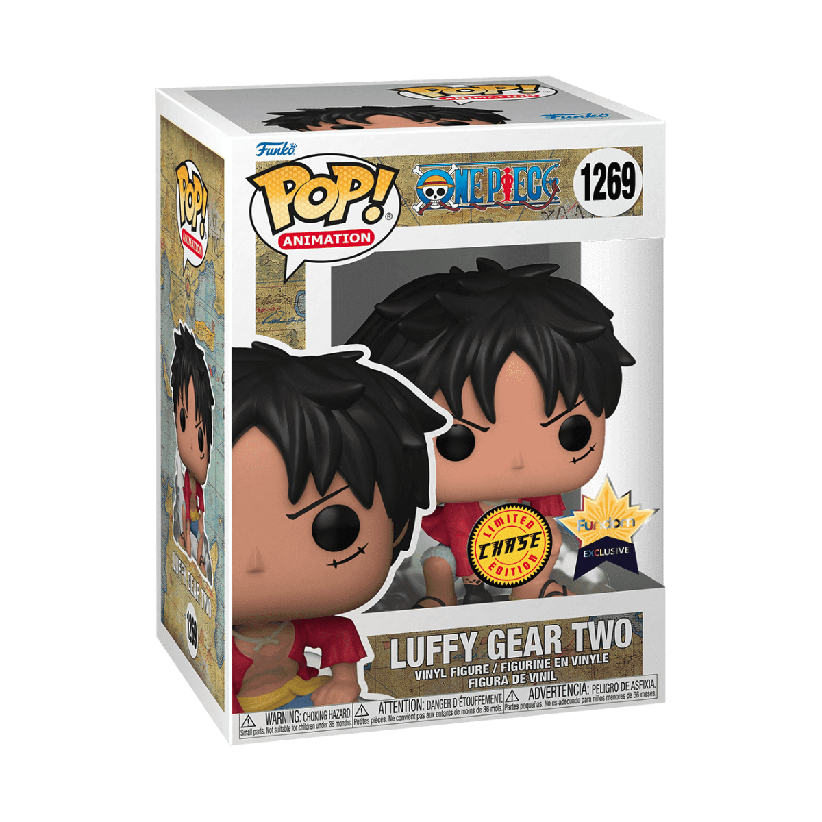 ONE PIECE LUFFY GEAR TWO (CHASE) POP! VINYL FIGURE #1269