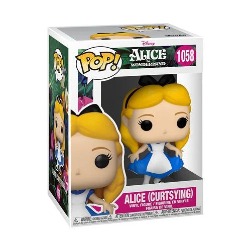 ALICE IN WONDERLAND 70TH ANNIVERSARY: ALICE CURTSYING VINYL FIGURE #1058