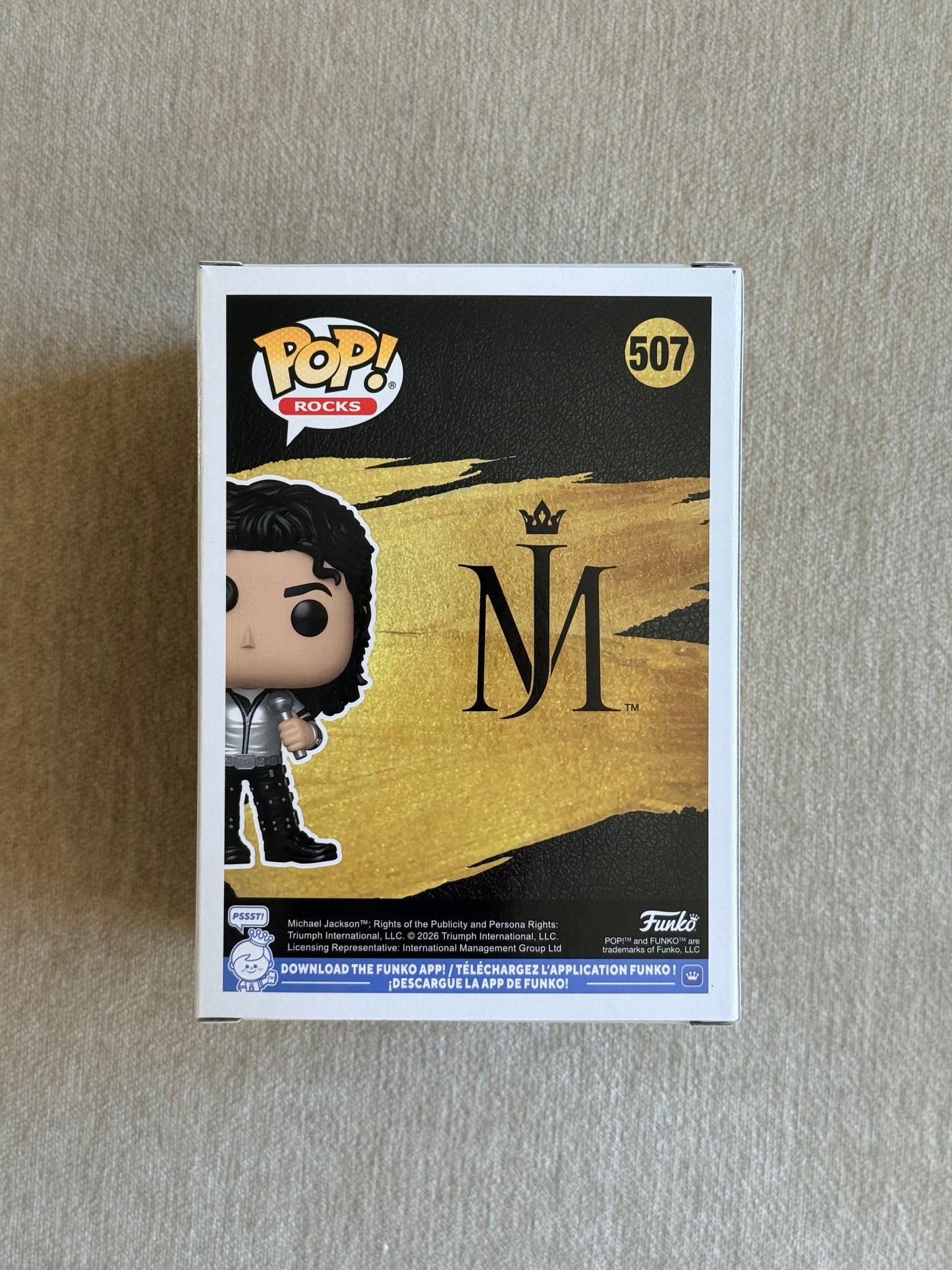 MICHAEL JACKSON: MICHAEL JACKSON (BAD TOUR) VINYL FIGURE #507