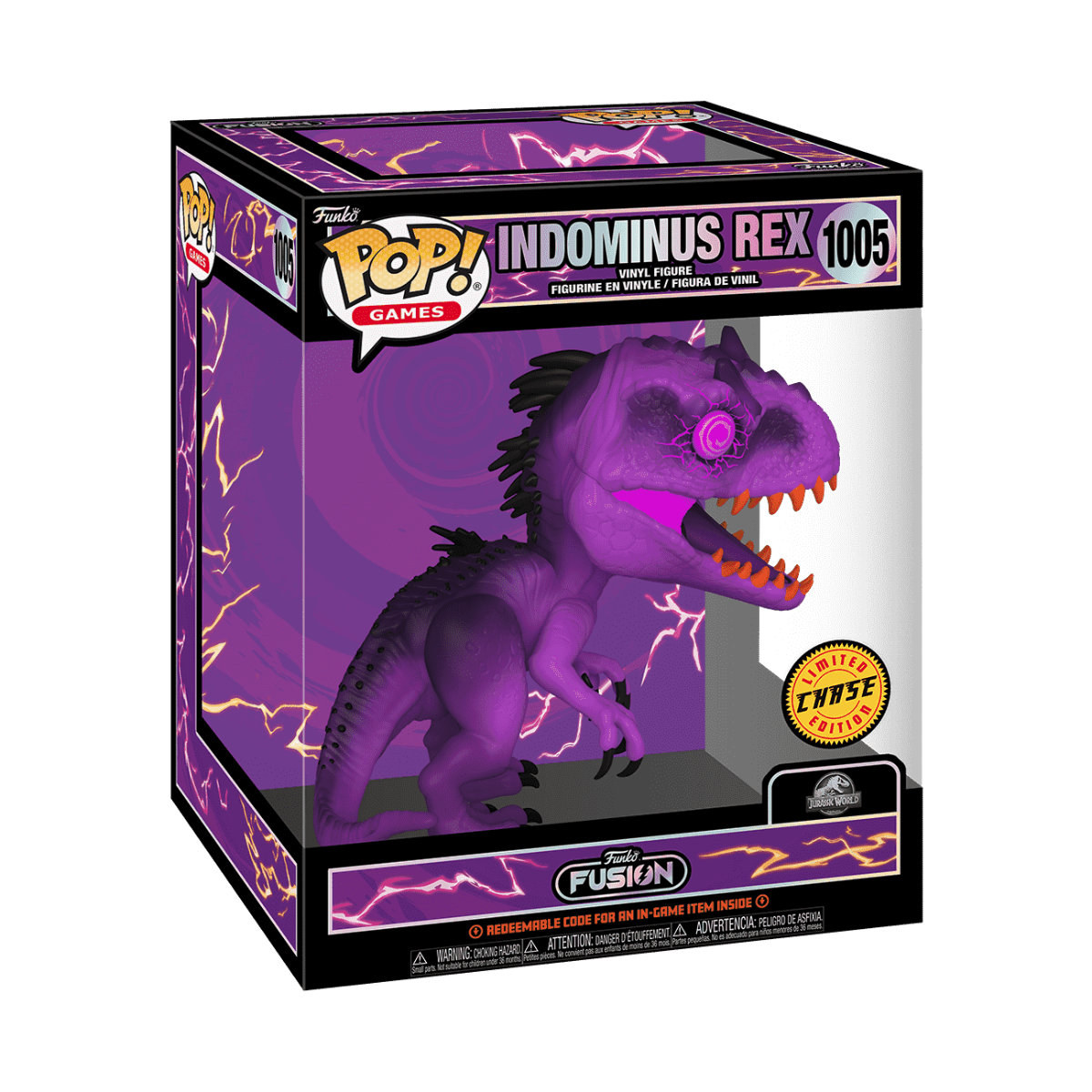 FUNKO FUSION INDOMINUS REX (CHASE) SUPER POP! VINYL FIGURE #1005