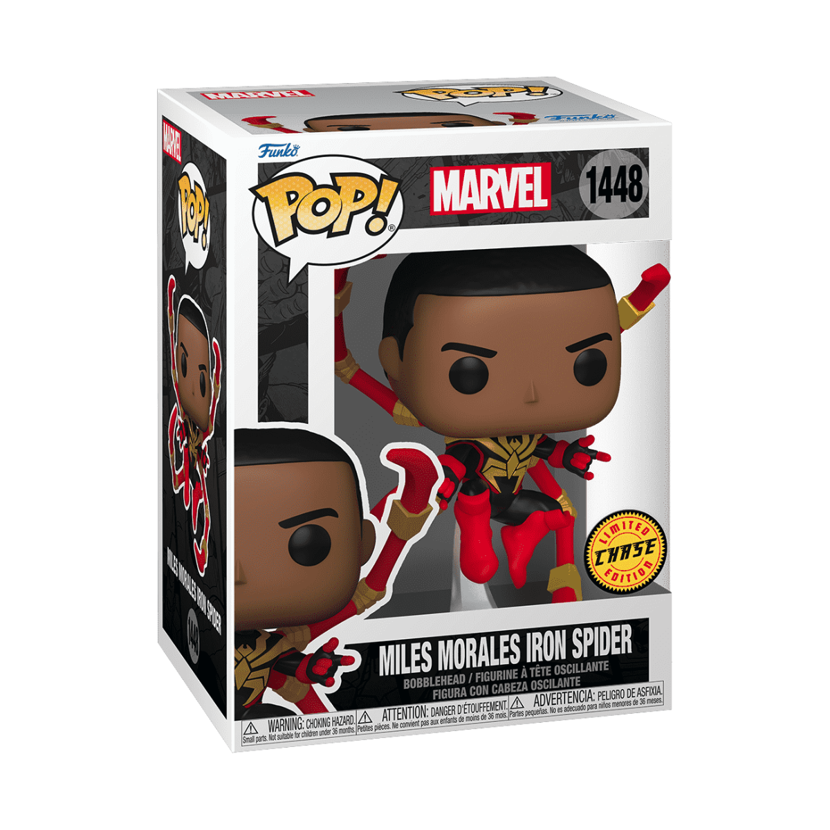 MILES MORALES IRON SPIDER (CHASE) POP! VINYL FIGURE #1448