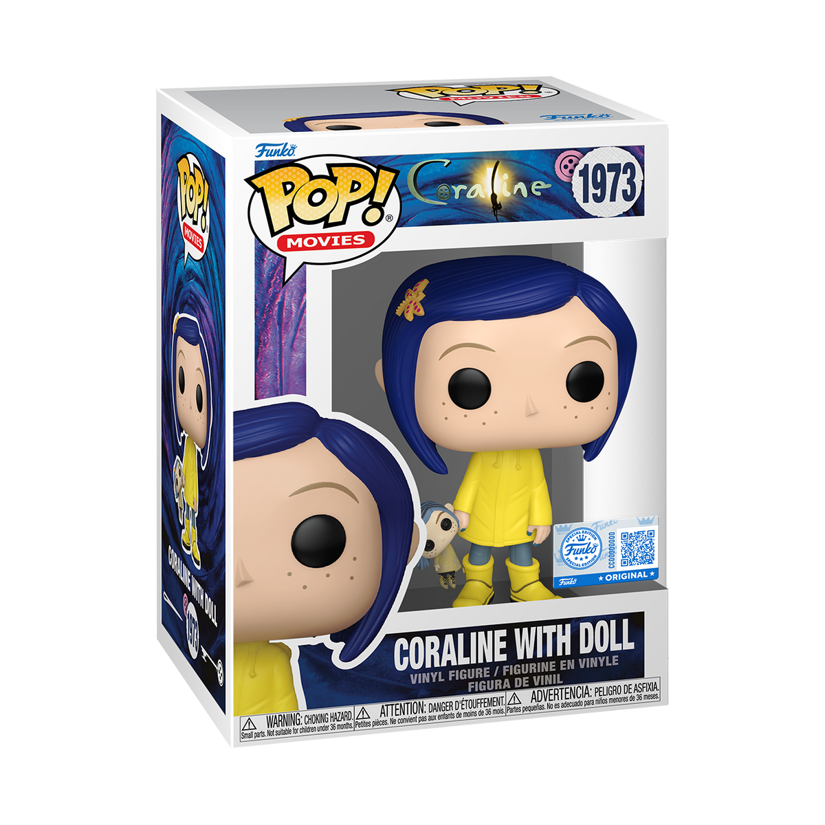 CORALINE: CORALINE WITH DOLL (EXCLUSIVE) VINYL FIGURE #1973