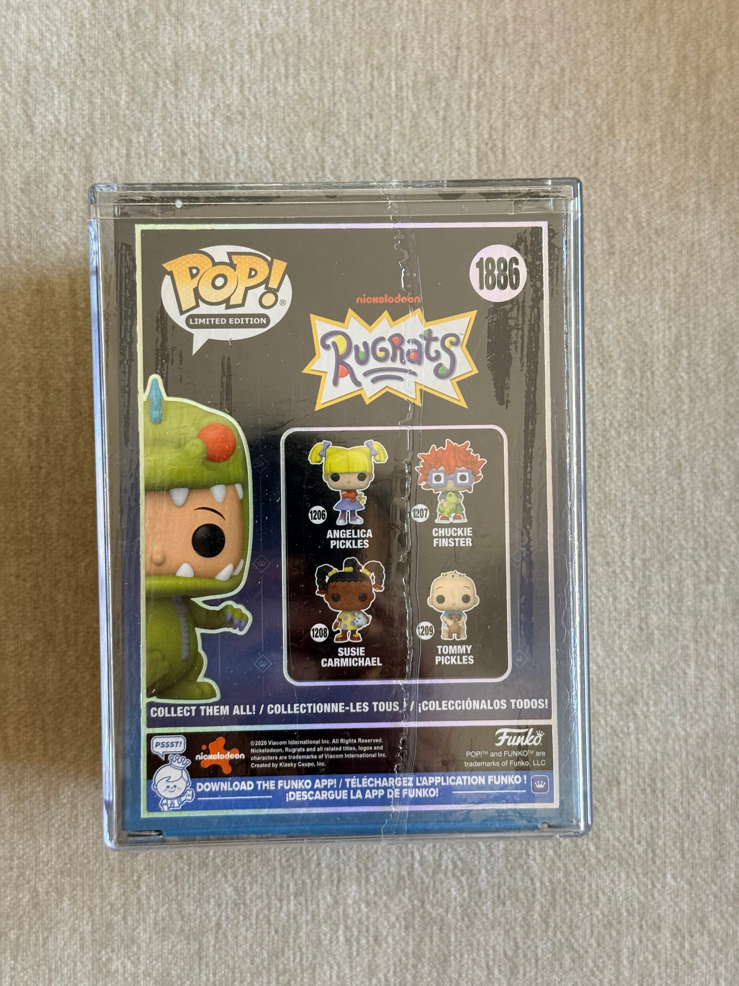NICKELODEON: RUGRATS TOMMY AS REPTAR (3,500 PCS LIMITED) VINYL FIGURE #1886