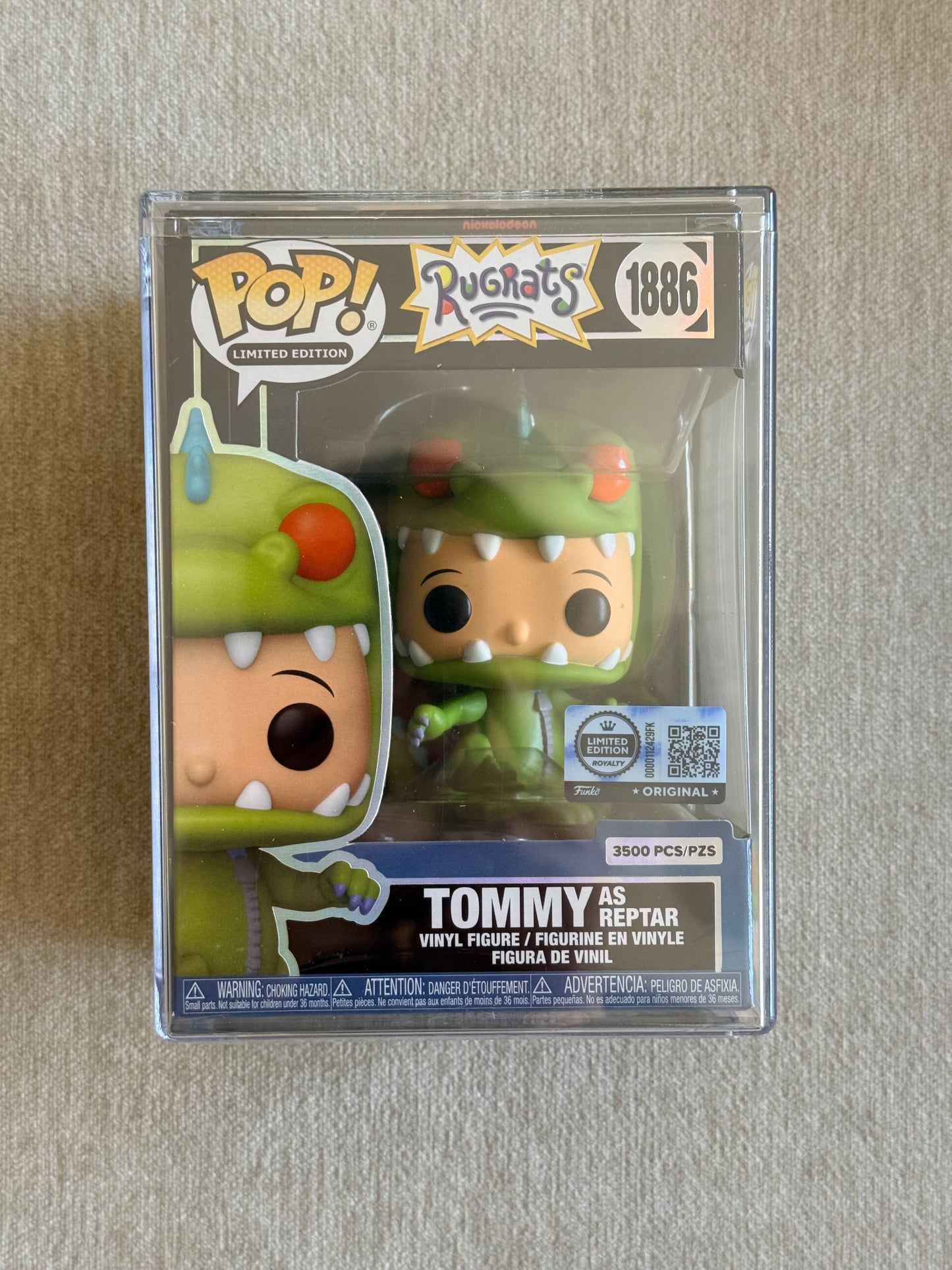 NICKELODEON: RUGRATS TOMMY AS REPTAR (3,500 PCS LIMITED) VINYL FIGURE #1886